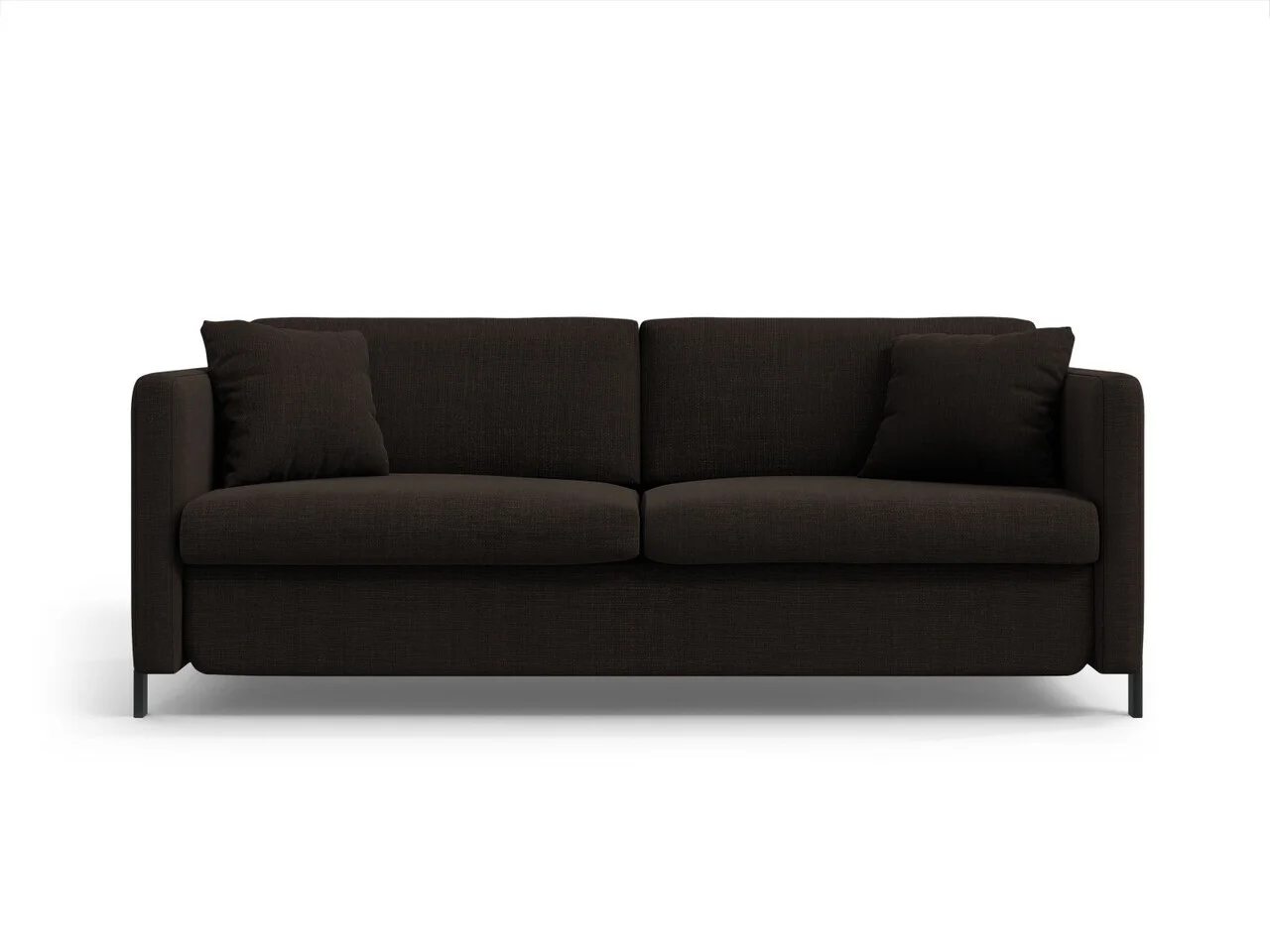 Canapea extensibila 2 locuri, Gloria, Micadoni Home, 186x102x88 cm, tesatura structurata, gri inchis Canapea extensibila 2 locuri, Gloria, Micadoni Home, 186x102x88 cm, tesatura structurata, gri inchis