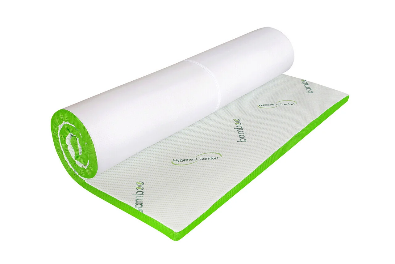 Topper saltea Bamboo Memory, 140x190 cm, 7 zone de confort, H 5 cm Topper saltea Bamboo Memory, 140x190 cm, 7 zone de confort, H 5 cm