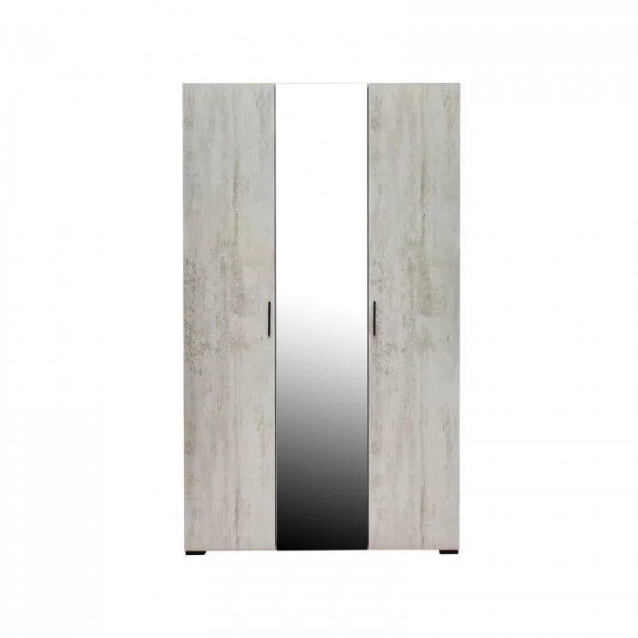 Dulap ECONO, oglinzi, 3 usi, 4 rafturi, bara de haine, pin antichizat, 120x50x206 cm Dulap ECONO, oglinzi, 3 usi, 4 rafturi, bara de haine, pin antichizat, 120x50x206 cm