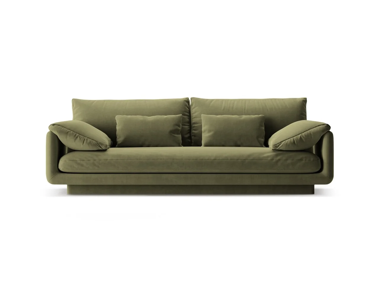 Canapea 3 locuri, Torino-184, Micadoni Home, 220x103x83 cm, catifea, verde deschis Canapea 3 locuri, Torino-184, Micadoni Home, 220x103x83 cm, catifea, verde deschis