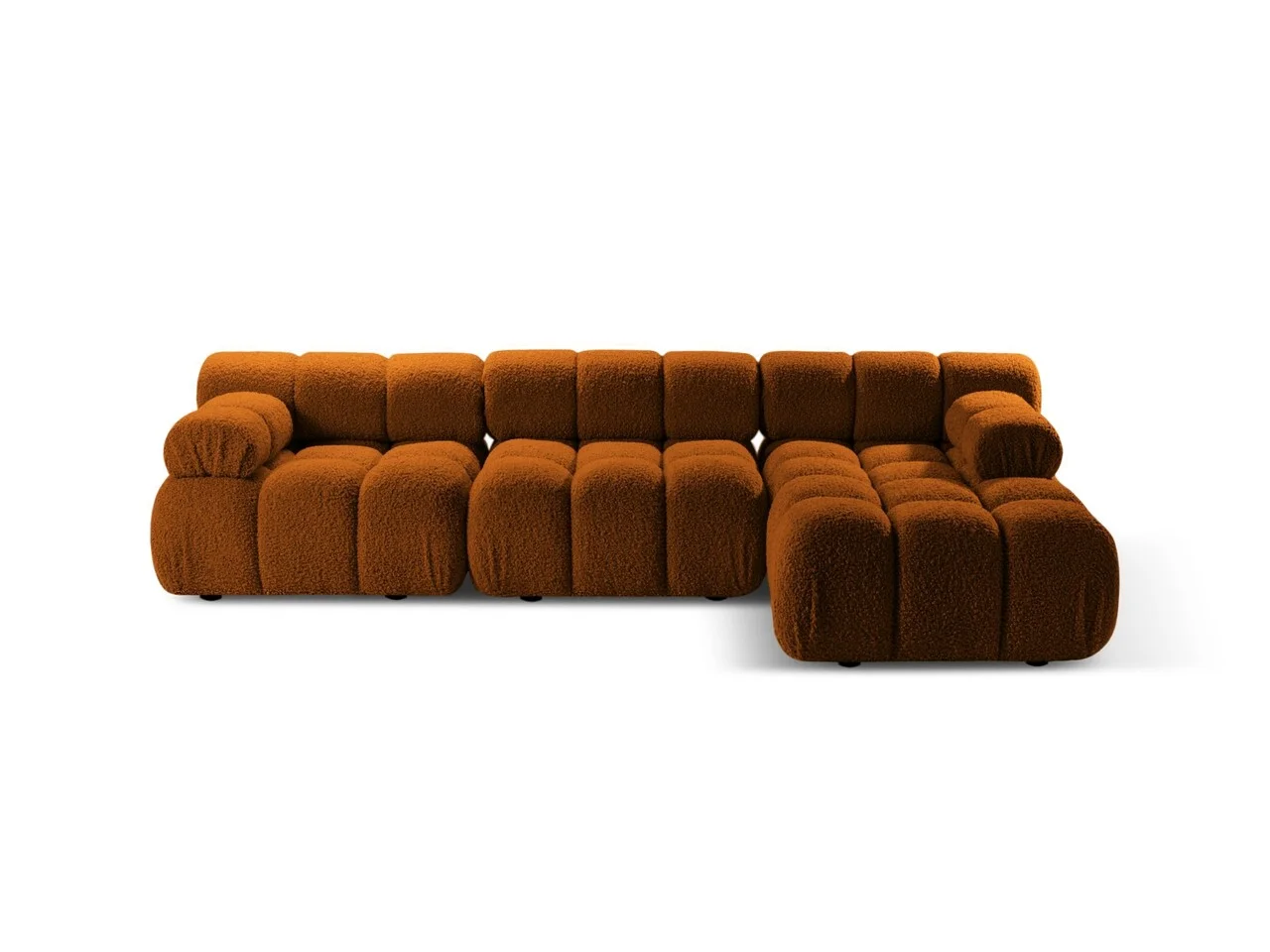 Coltar modular dreapta 4 locuri, Bellis-213, Micadoni Home, 282x155x70 cm, tesatura boucle, caramiziu Coltar modular dreapta 4 locuri, Bellis-213, Micadoni Home, 282x155x70 cm, tesatura boucle, caramiziu