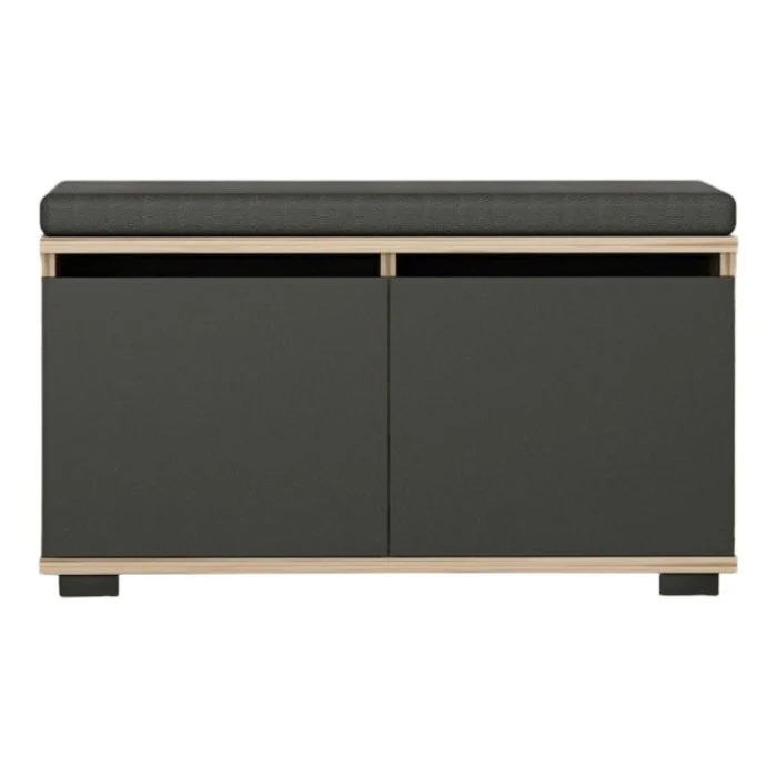 Pantofar DRAGO, nuc + negru, 80x35x42 cm