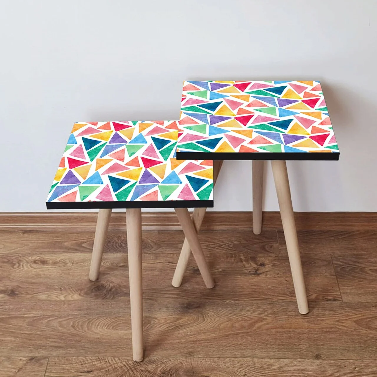 Set masute 2 piese, Hanah Home, 2Shp16, Multicolor Set masute 2 piese, Hanah Home, 2Shp16, Multicolor