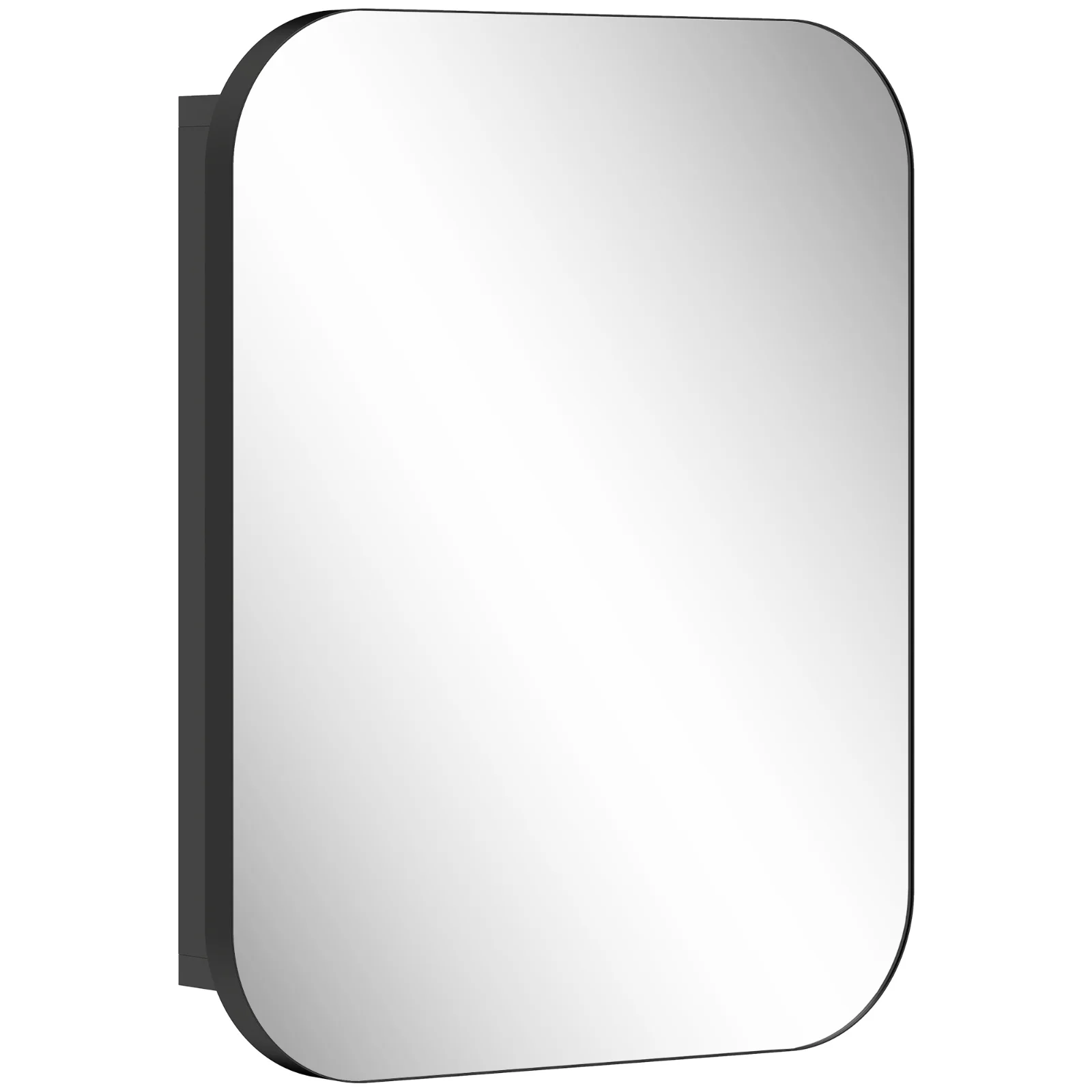 HOMCOM Dulap Baie cu Oglindă și 2 Uși Soft Close, Dulap cu Oglindă, Rafturi Reglabile, Dulap Suspendat Economisire Spațiu din Sticlă, Negru | Aosom Romania HOMCOM Dulap Baie cu Oglindă și 2 Uși Soft Close, Dulap cu Oglindă, Rafturi Reglabile, Dulap Suspendat Economisire Spațiu din Sticlă, Negru | Aosom Romania