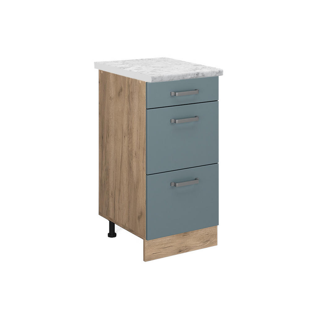 DULAP DE BAZĂ DE BUCĂTĂRIE R-Line Albastru-gri 40 cm marmură AP DULAP DE BAZĂ DE BUCĂTĂRIE R-Line Albastru-gri 40 cm marmură AP