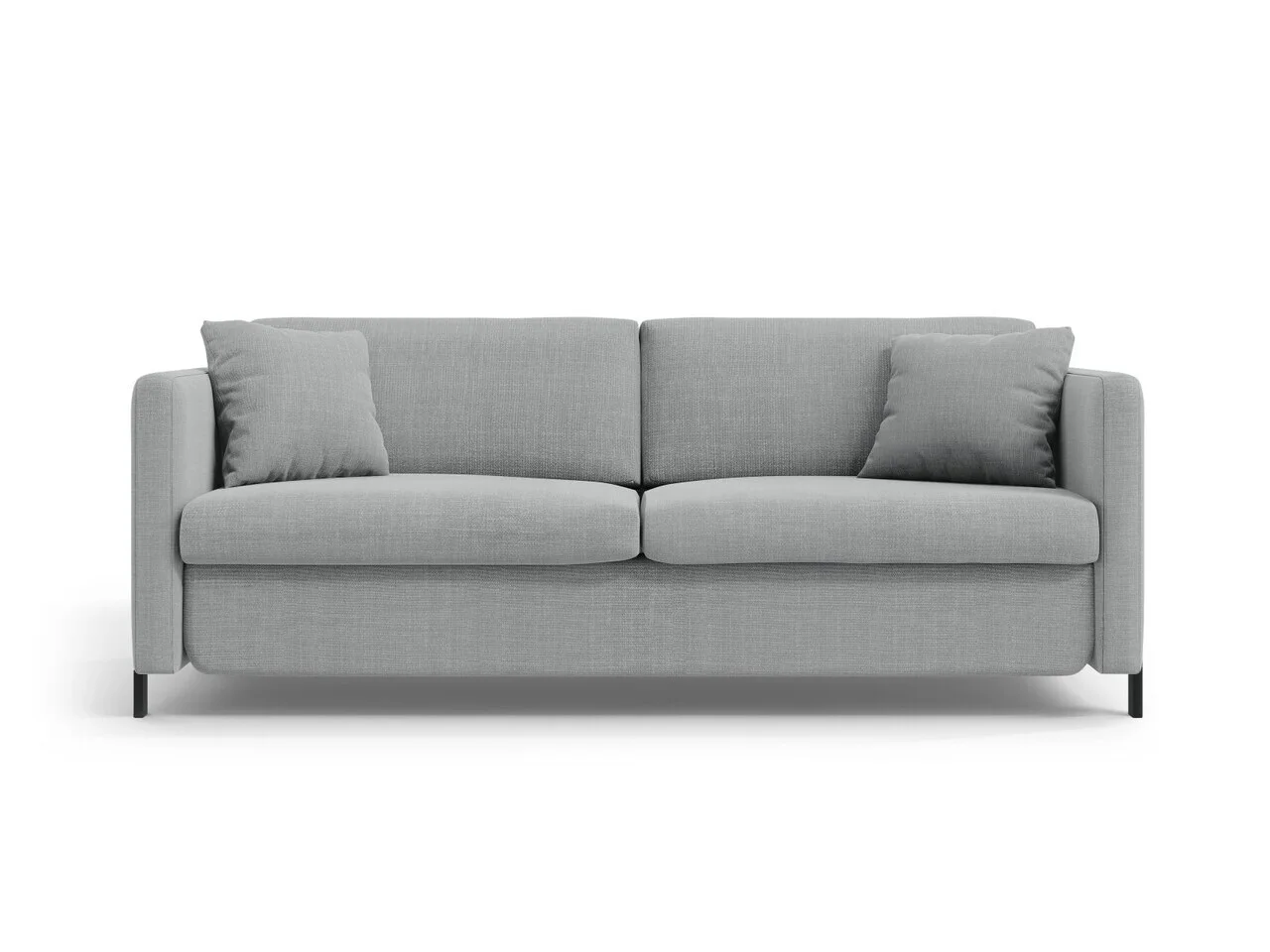 Canapea extensibila 2 locuri, Gloria, Micadoni Home, 186x102x88 cm, tesatura structurata, gri deschis Canapea extensibila 2 locuri, Gloria, Micadoni Home, 186x102x88 cm, tesatura structurata, gri deschis