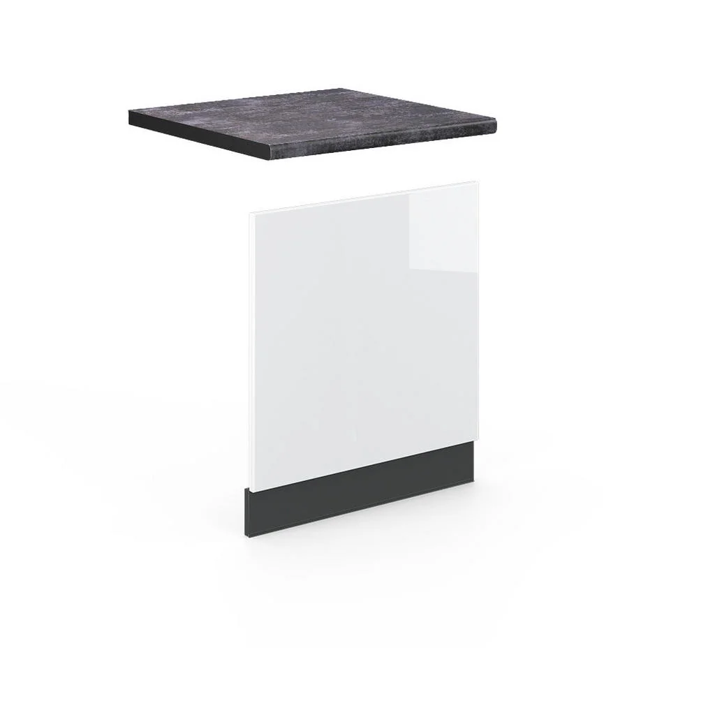 PANOUL FRONTAL Fame-Line Alb lucios ridicat 60 cm , AP Antracit PANOUL FRONTAL Fame-Line Alb lucios ridicat 60 cm , AP Antracit