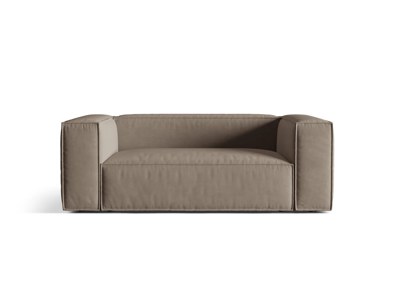 Canapea 2 locuri, Nuria-88, Micadoni Home, 170x110x72 cm, catifea, gri beton Canapea 2 locuri, Nuria-88, Micadoni Home, 170x110x72 cm, catifea, gri beton