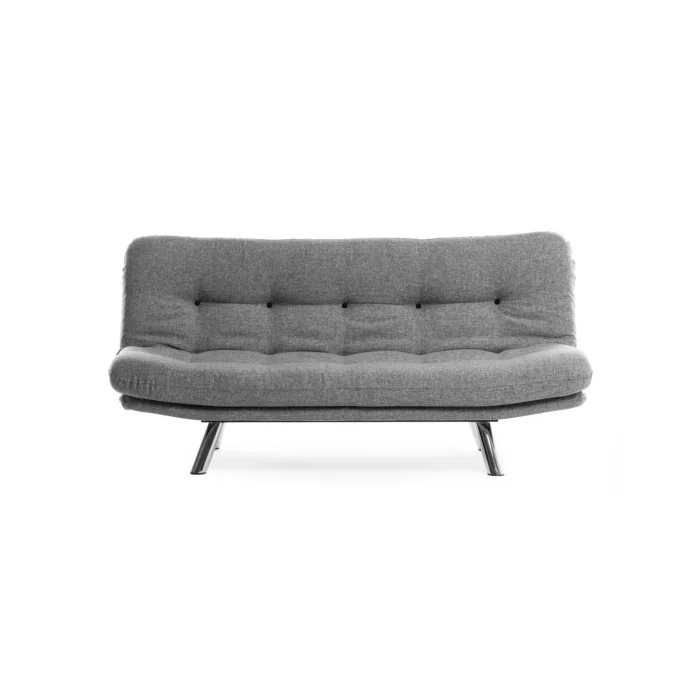 Canapea extensibila MISA, 3 locuri, gri deschis, 180x78x85 cm