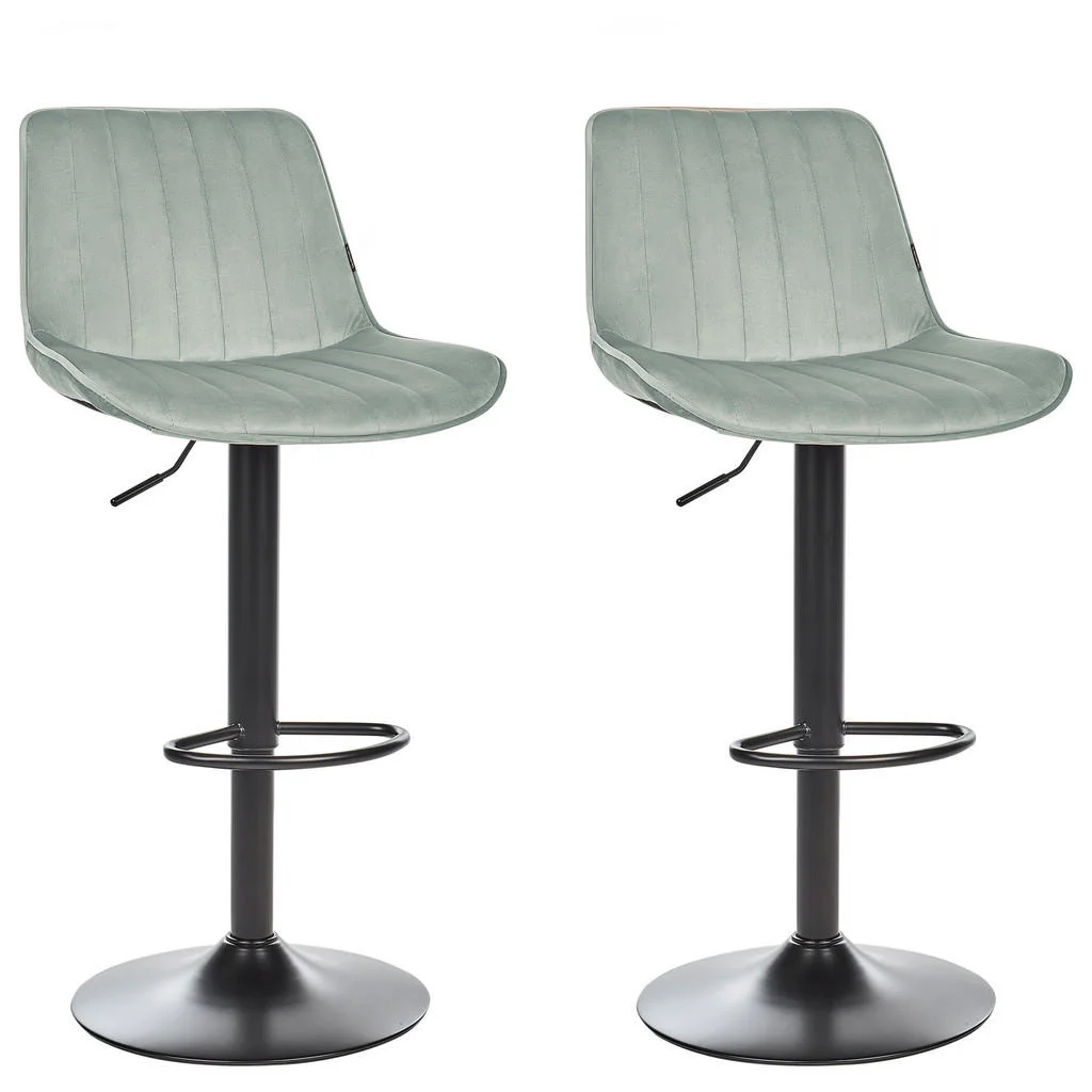 SCAUN DE BAR set de 2 verde mentă Dubrovnik SCAUN DE BAR set de 2 verde mentă Dubrovnik