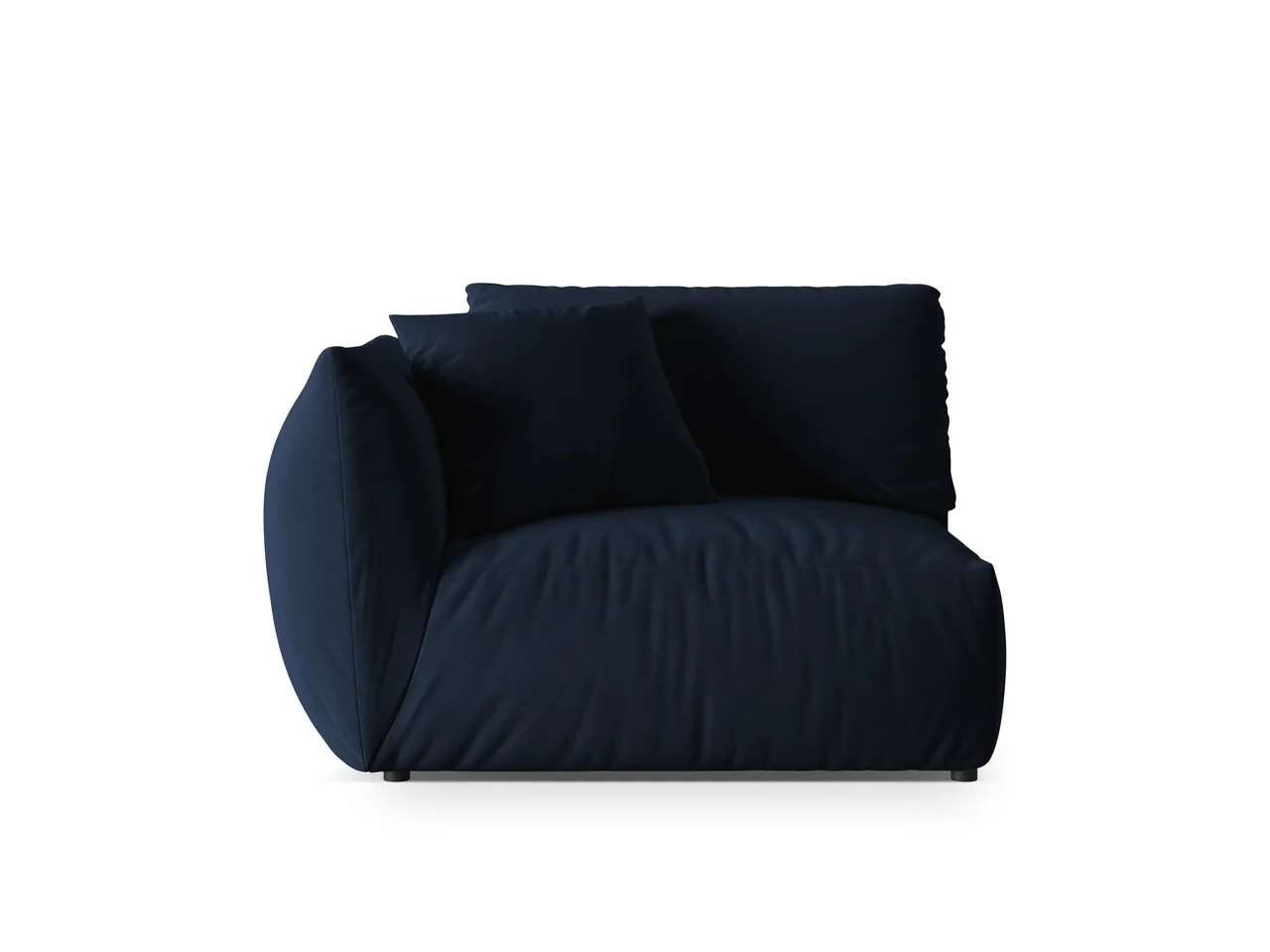 Modul stanga pentru canapea, 1 loc, Chris-184, Micadoni Home, 130x100x80 cm, catifea, albastru regal Modul stanga pentru canapea, 1 loc, Chris-184, Micadoni Home, 130x100x80 cm, catifea, albastru regal