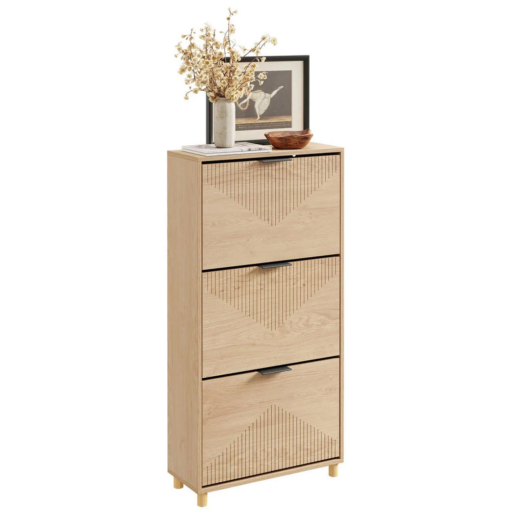 COMODĂ de intrare cu 3 sertare și design modern COMODĂ de intrare cu 3 sertare și design modern