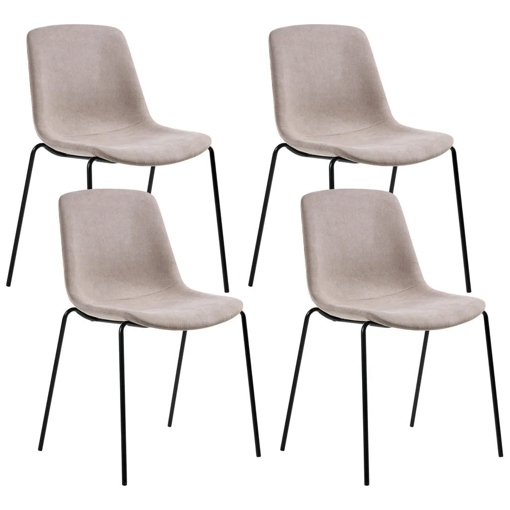 SCAUN DE BUCĂTĂRIE set de 4 bej Tiller SCAUN DE BUCĂTĂRIE set de 4 bej Tiller