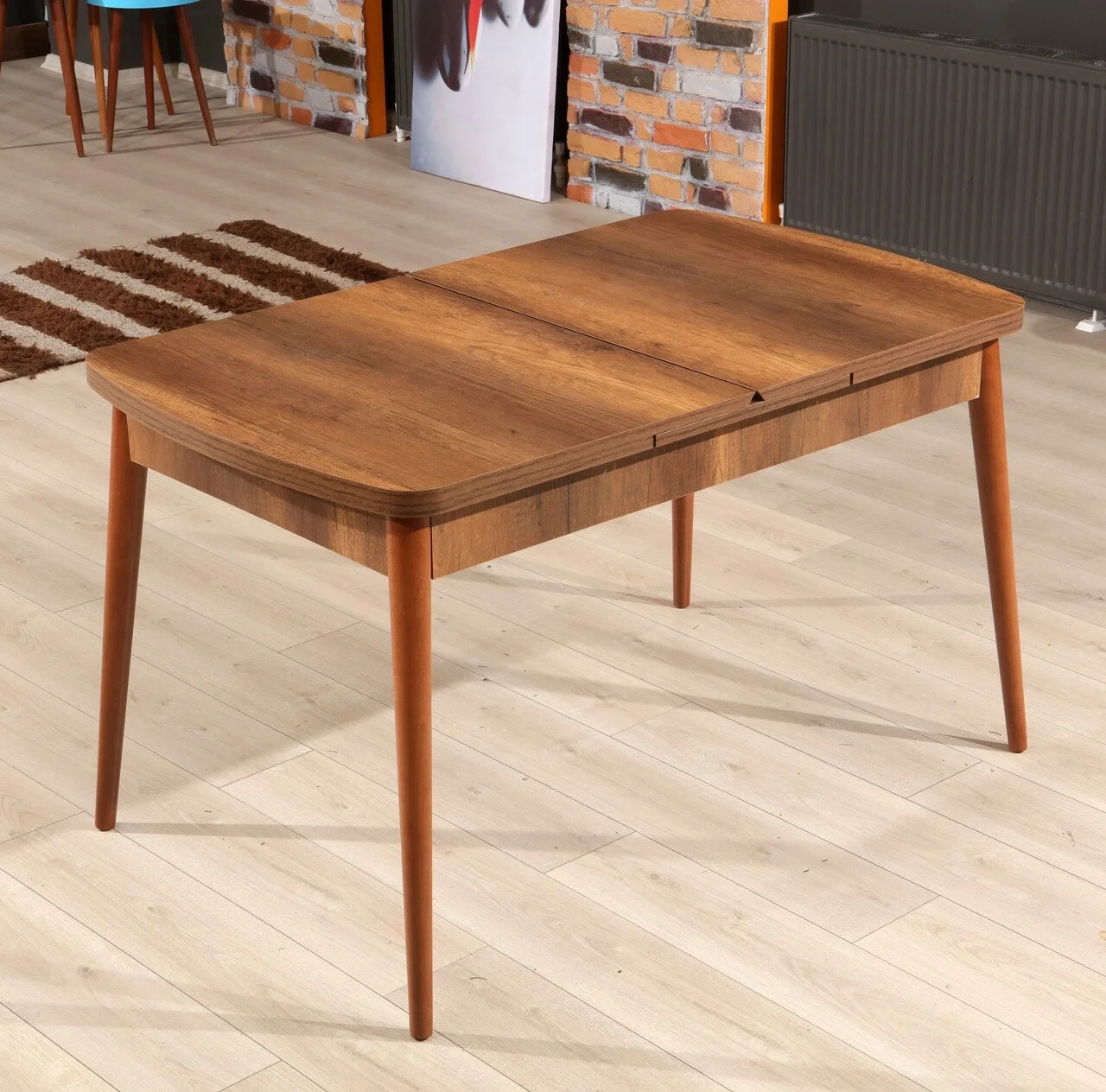 Masa extensibila, Hanah Home, Barok, 132x80x78.5 cm, Maro Masa extensibila, Hanah Home, Barok, 132x80x78.5 cm, Maro
