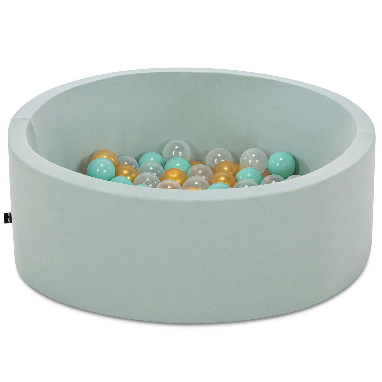 Piscina cu bile, Bubble Pops v14, 150 bile, Ø85 x 30 cm, bumbac/plastic, menta Piscina cu bile, Bubble Pops v14, 150 bile, Ø85 x 30 cm, bumbac/plastic, menta