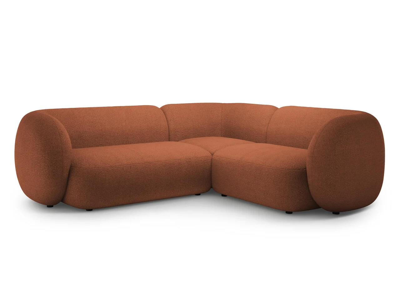 Coltar dreapta 4 locuri, Kate, Micadoni Home, 252x220x76 cm, tesatura boucle, teracota Coltar dreapta 4 locuri, Kate, Micadoni Home, 252x220x76 cm, tesatura boucle, teracota