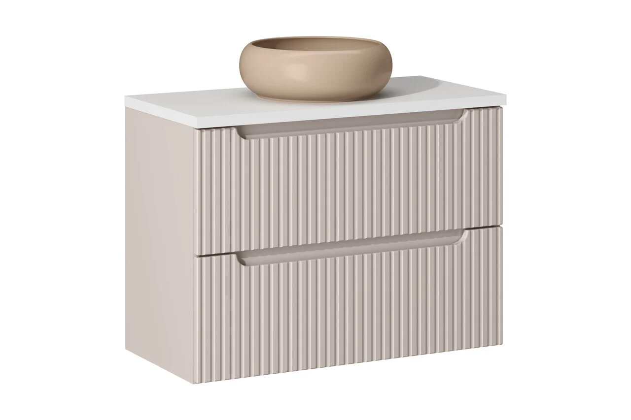Set mobiler baie, dulap cu lavoar, 80 cm S Un Wik, Nova Cashmere White, Comad, MDF/PAL laminat, casmir mat Set mobiler baie, dulap cu lavoar, 80 cm S Un Wik, Nova Cashmere White, Comad, MDF/PAL laminat, casmir mat