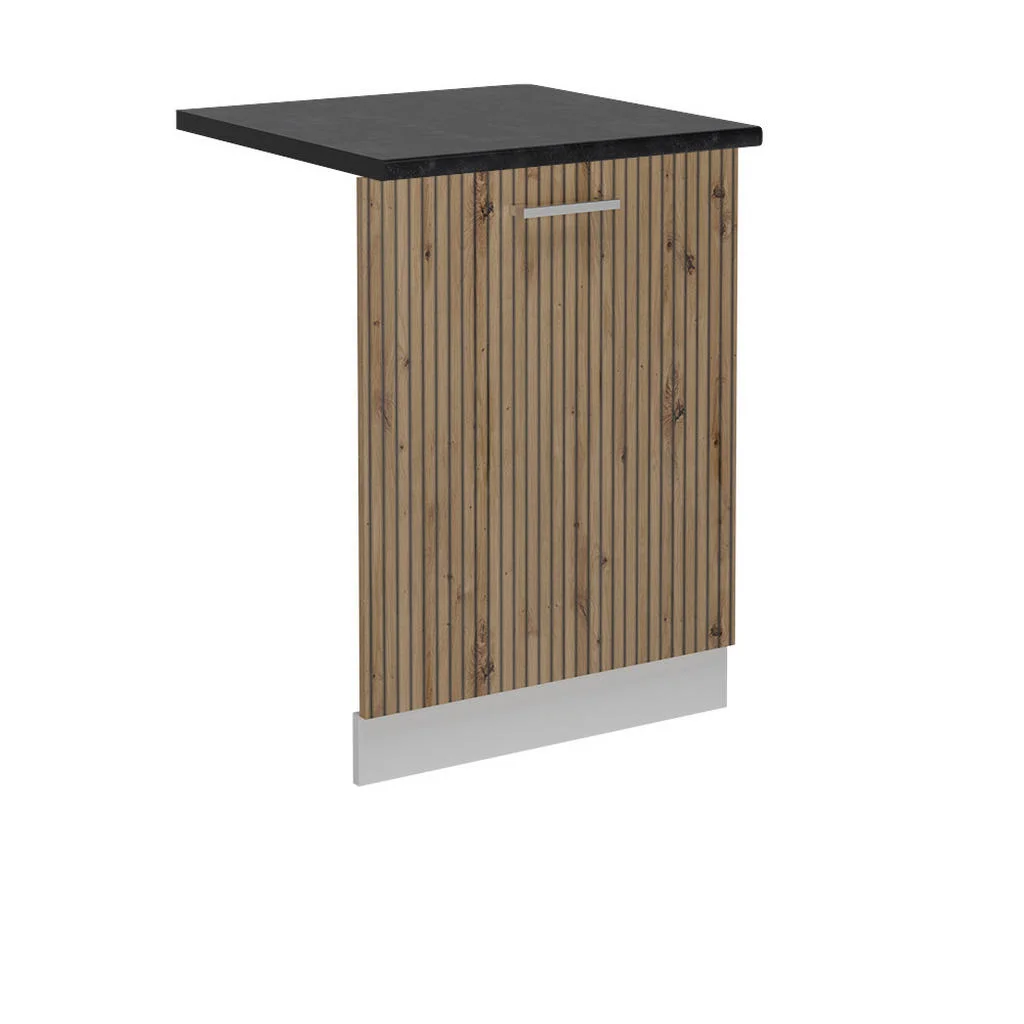 PANOU FRONTAL PENTRU MAȘINA DE SPĂLAT VASE R-Line Stejar artizanal 60 cm , AP Antracit PANOU FRONTAL PENTRU MAȘINA DE SPĂLAT VASE R-Line Stejar artizanal 60 cm , AP Antracit