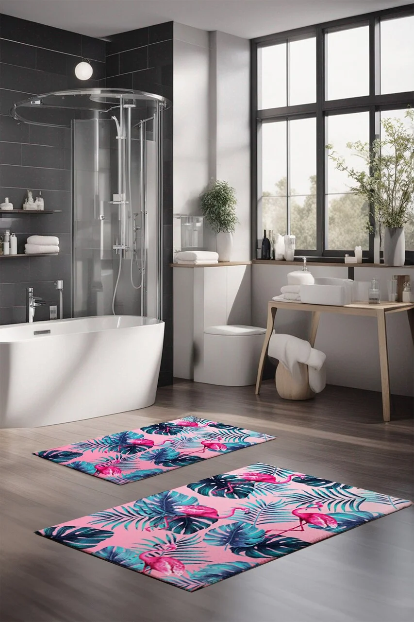 Set covorase de baie, L'essentiel Maison, CT-5343, Multicolor Set covorase de baie, L'essentiel Maison, CT-5343, Multicolor