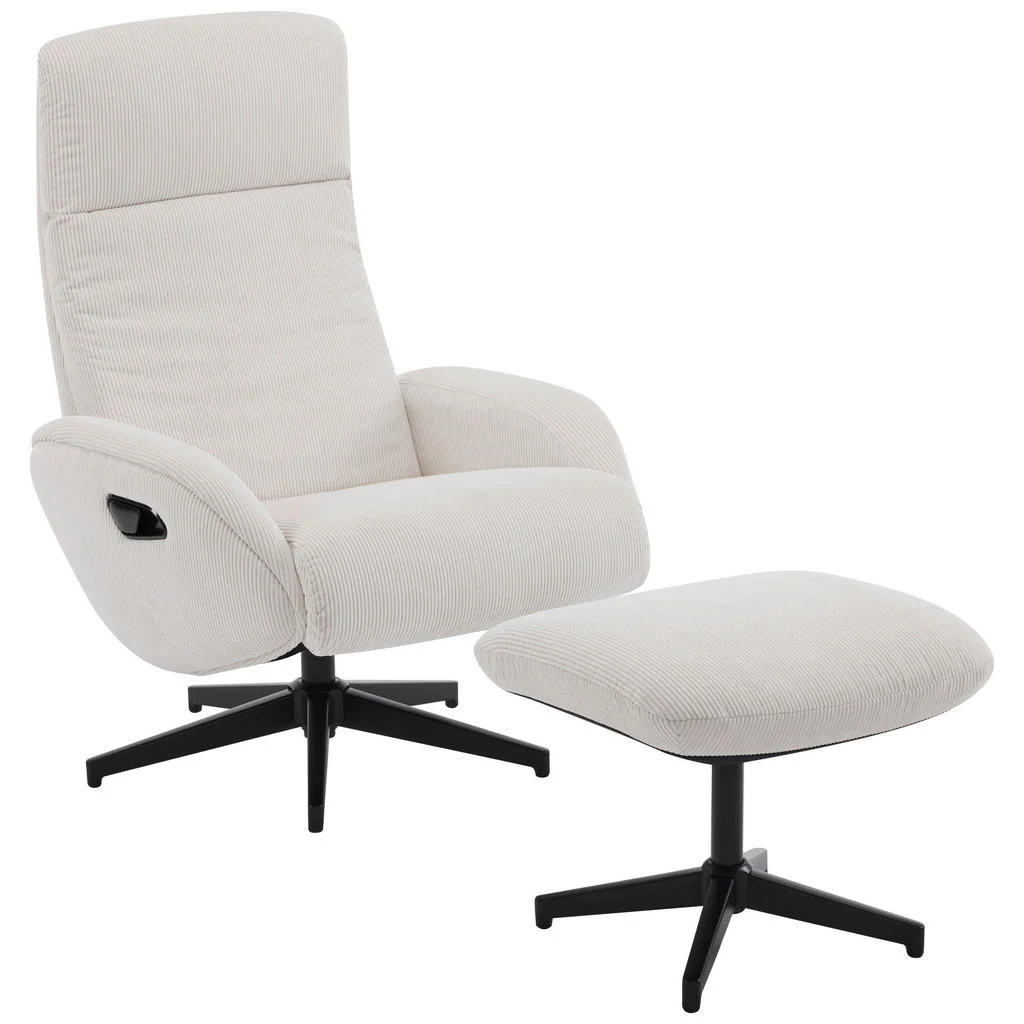 Set Scaune De Relaxare din metal, textil, negru, bej Set Scaune De Relaxare din metal, textil, negru, bej
