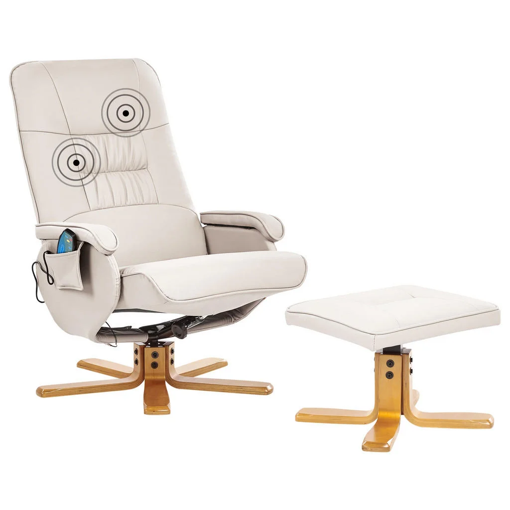 SCAUN DE MASAJ bej deschis Relaxpro SCAUN DE MASAJ bej deschis Relaxpro