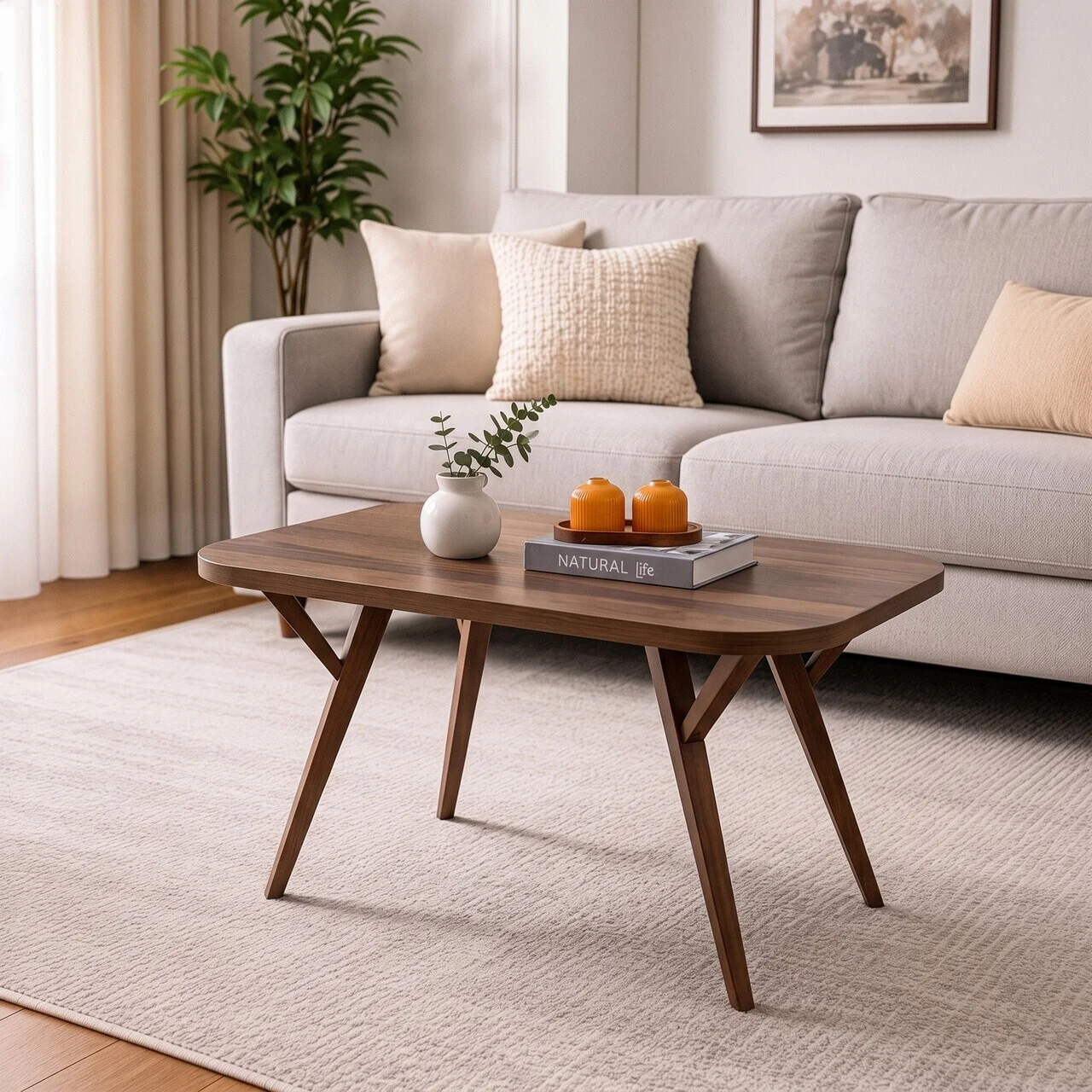 Masa, Hanah Home, Sofya, 126x75x75 cm, Maro Masa, Hanah Home, Sofya, 126x75x75 cm, Maro