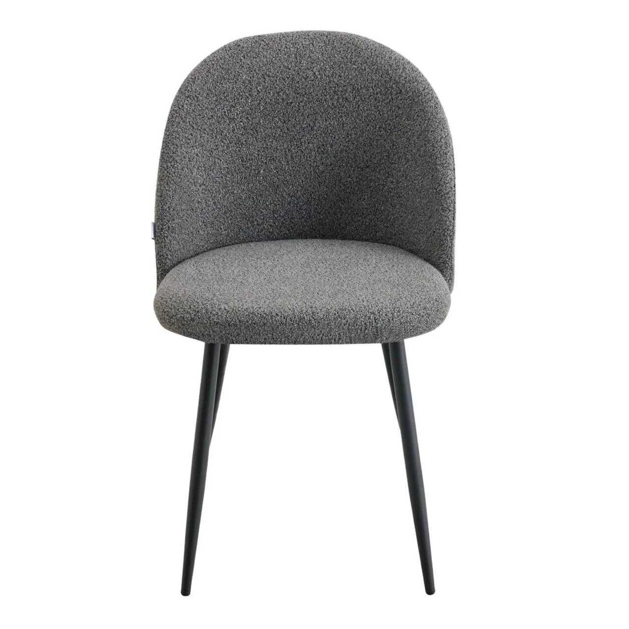 Scaun Fresca, Homla, 56x47x78 cm, metal/poliester, gri inchis Scaun Fresca, Homla, 56x47x78 cm, metal/poliester, gri inchis