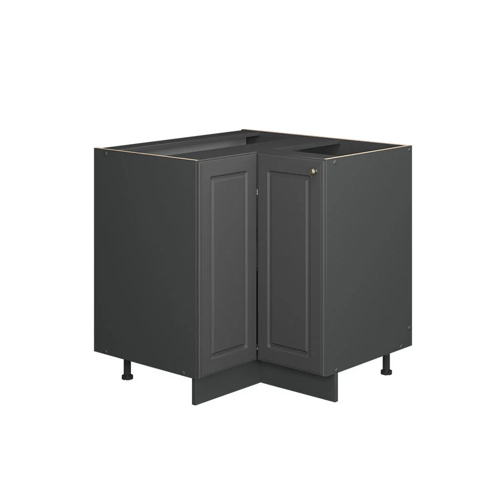 DULAP DE BAZĂ DE COLȚ Fame-Line Casă de țară antracit-aur 80.5 cm , AP Marmură DULAP DE BAZĂ DE COLȚ Fame-Line Casă de țară antracit-aur 80.5 cm , AP Marmură