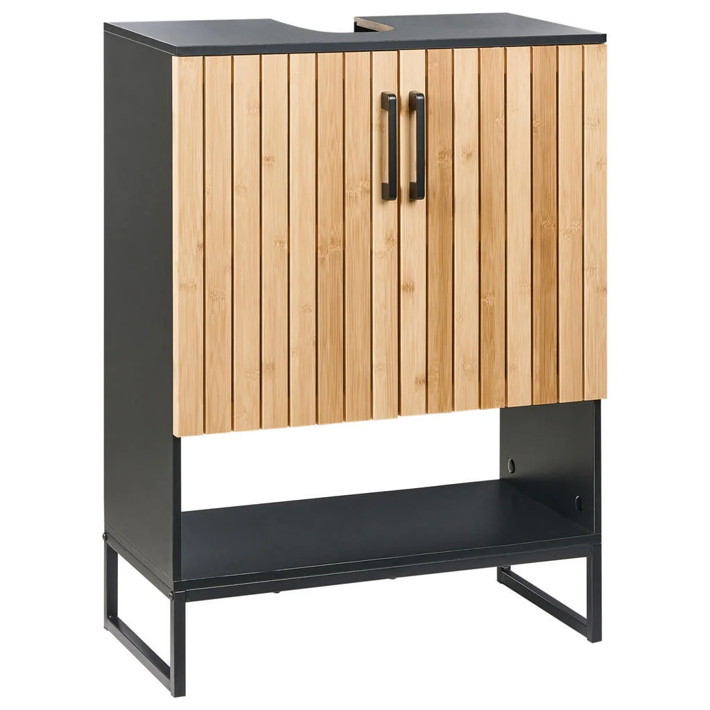 DULAP SUB LAVOAR bambus 60 cm maro deschis Miscanti DULAP SUB LAVOAR bambus 60 cm maro deschis Miscanti