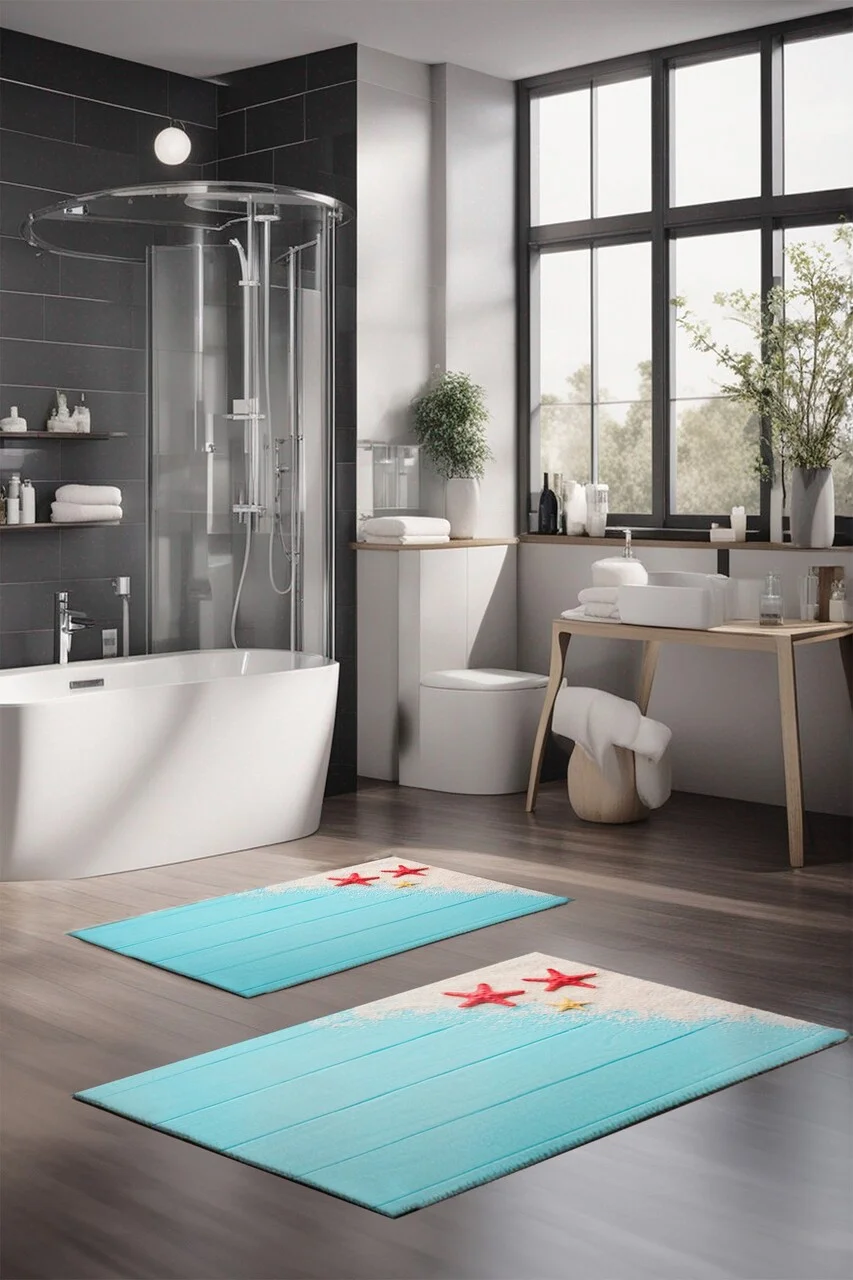 Set covorase de baie, L'essentiel Maison, CT-5190, Multicolor Set covorase de baie, L'essentiel Maison, CT-5190, Multicolor