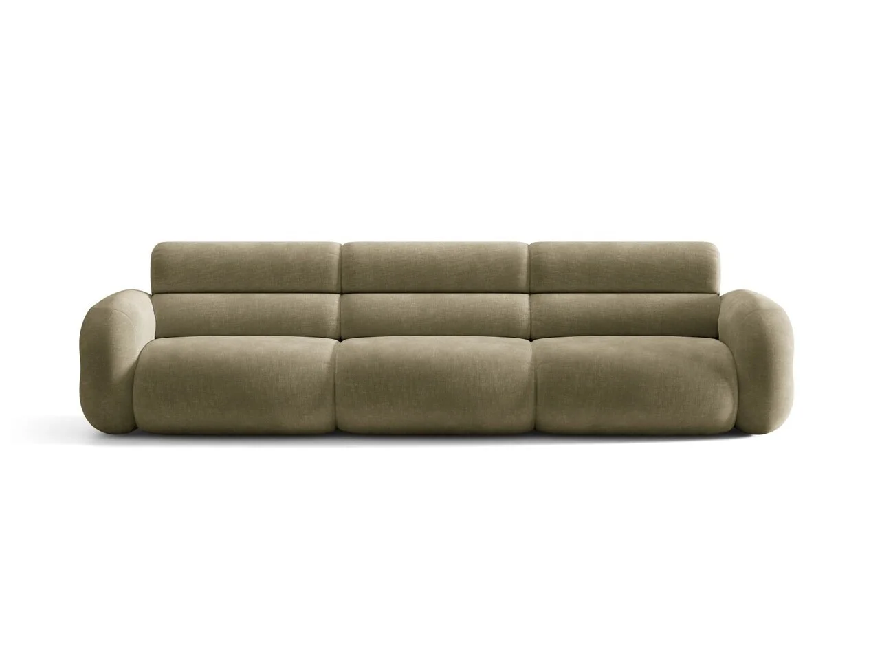 Canapea 4 locuri, Neo, Micadoni Home, 305x100x83 cm, tesatura Chenille, verde oliv deschis Canapea 4 locuri, Neo, Micadoni Home, 305x100x83 cm, tesatura Chenille, verde oliv deschis