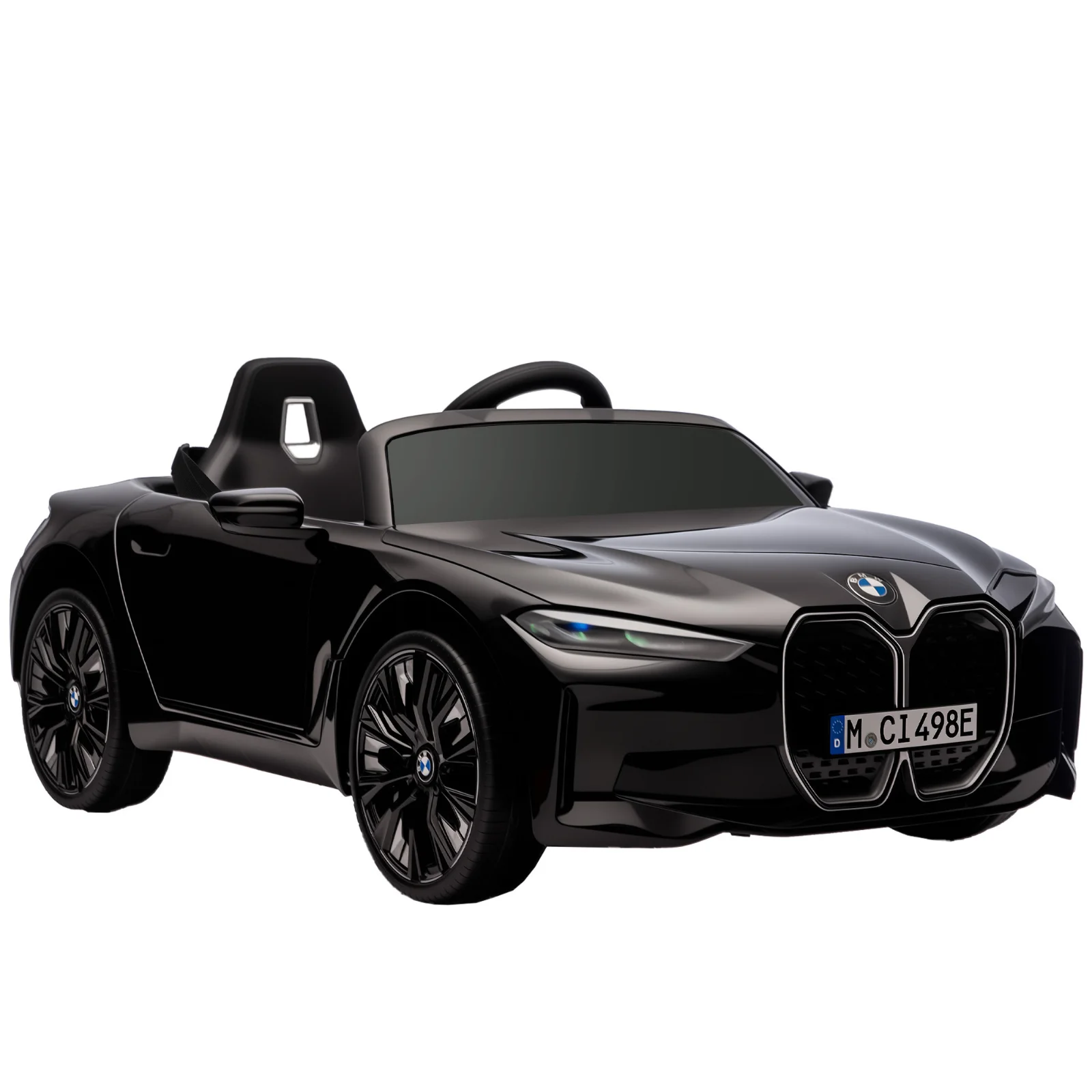 Mașină electrică pentru copii 3-8 ani cu licență BMW cu telecomandă, claxon și faruri, 115x67x45cm negru-roșu-albastru deschis HOMCOM | Aosom Romania Mașină electrică pentru copii 3-8 ani cu licență BMW cu telecomandă, claxon și faruri, 115x67x45cm negru-roșu-albastru deschis HOMCOM | Aosom Romania