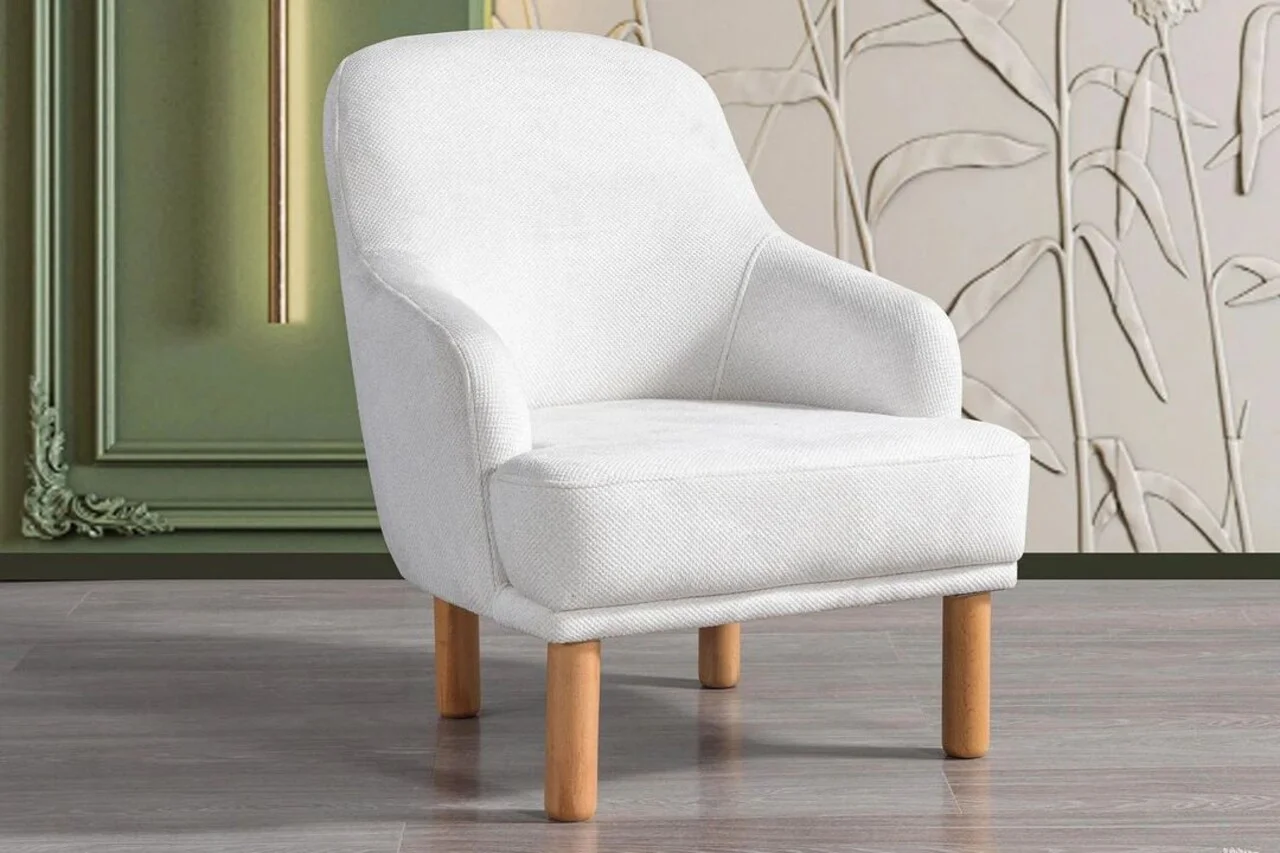 Fotoliu, Atelier del Sofa, 752EST1702, Lemn de carpen;PAL, Crem Fotoliu, Atelier del Sofa, 752EST1702, Lemn de carpen;PAL, Crem