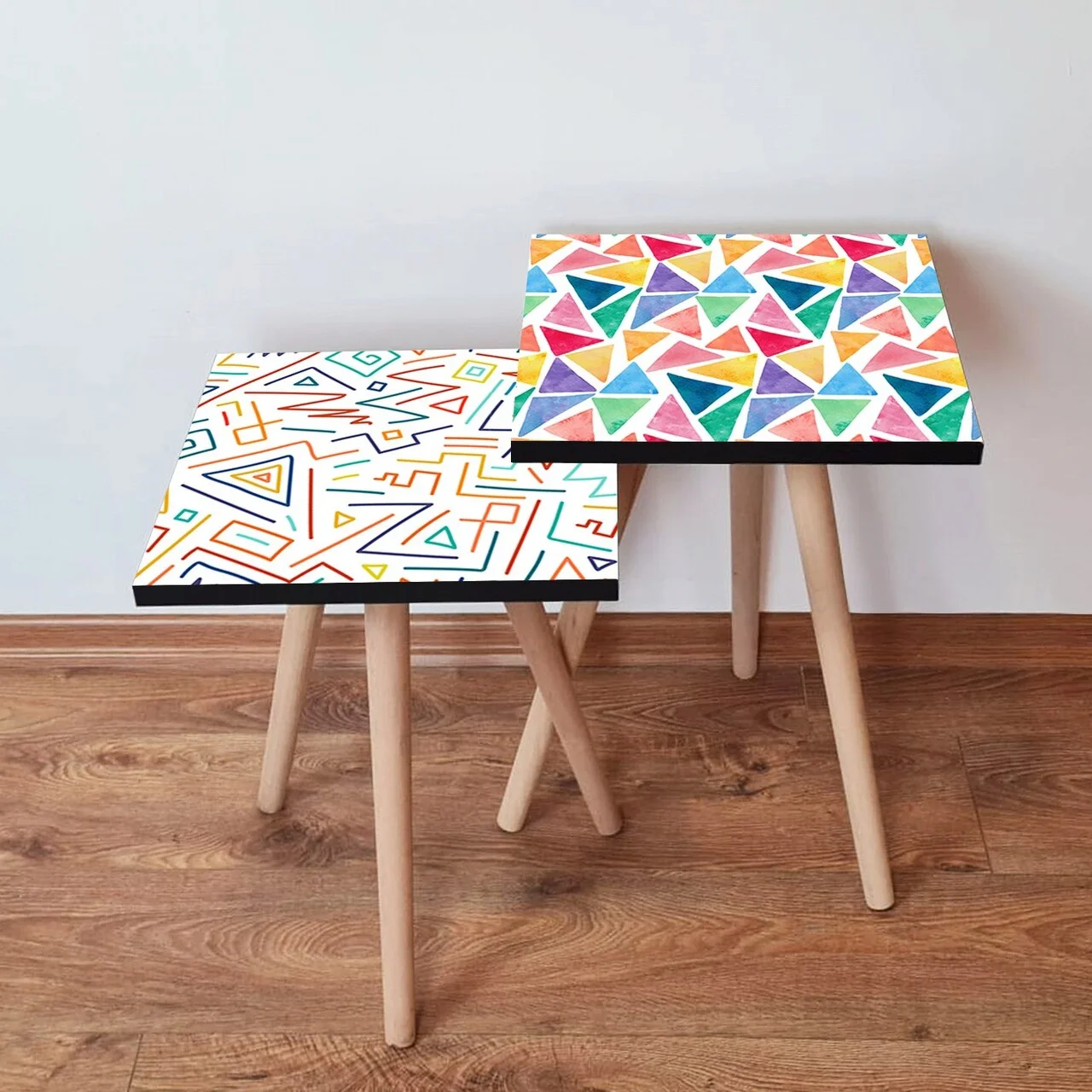 Set masute 2 piese, Hanah Home, 2Shp514, Multicolor Set masute 2 piese, Hanah Home, 2Shp514, Multicolor