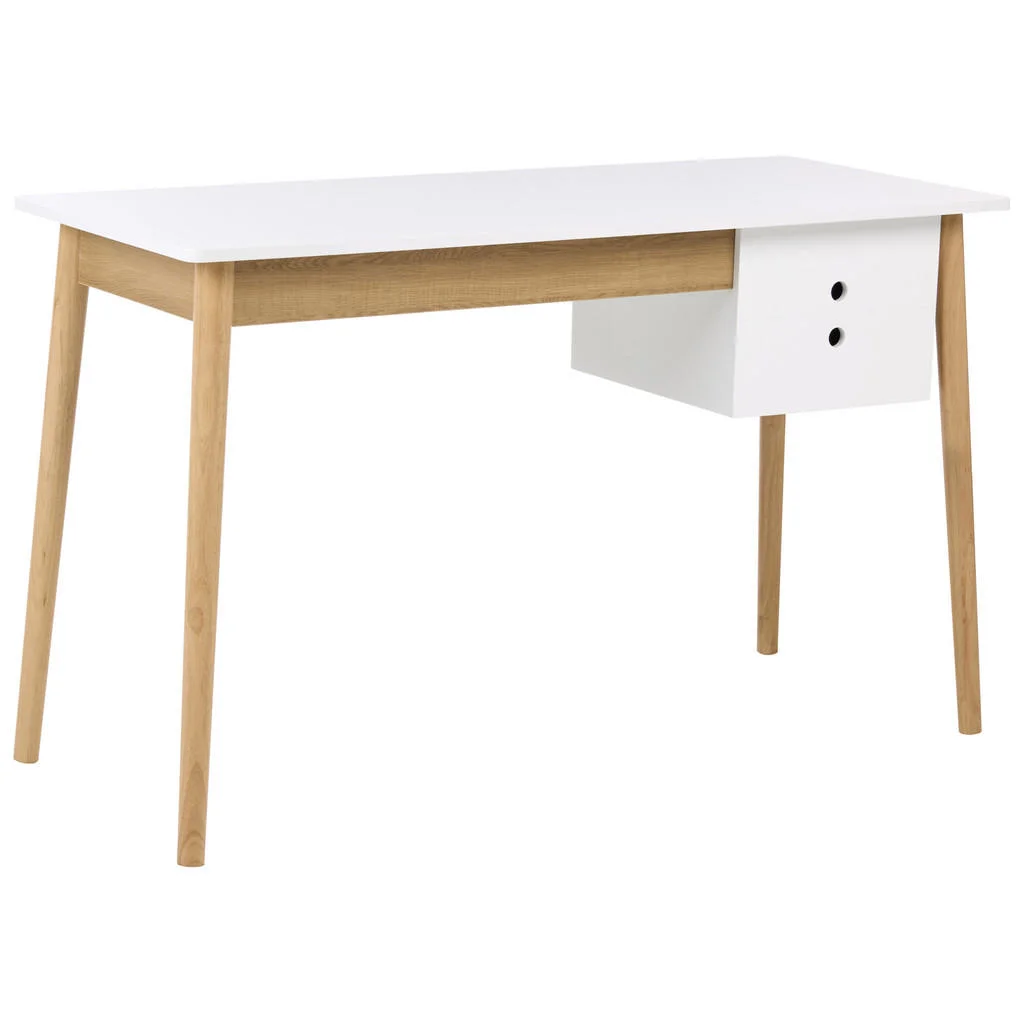 BIROU maro deschis/alb 120/50 cm Fenestra BIROU maro deschis/alb 120/50 cm Fenestra