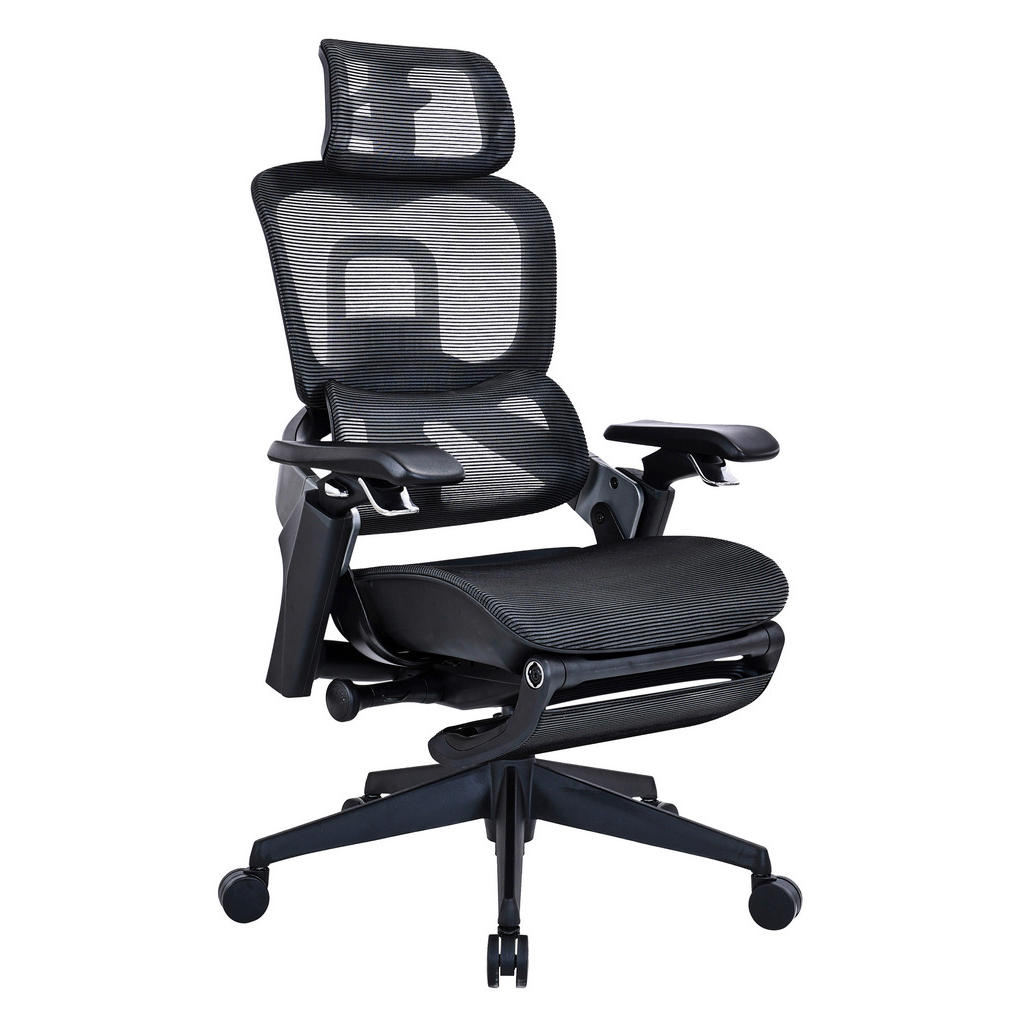Scaun Rotativ, plasă tensionată, negru Scaun Rotativ, plasă tensionată, negru