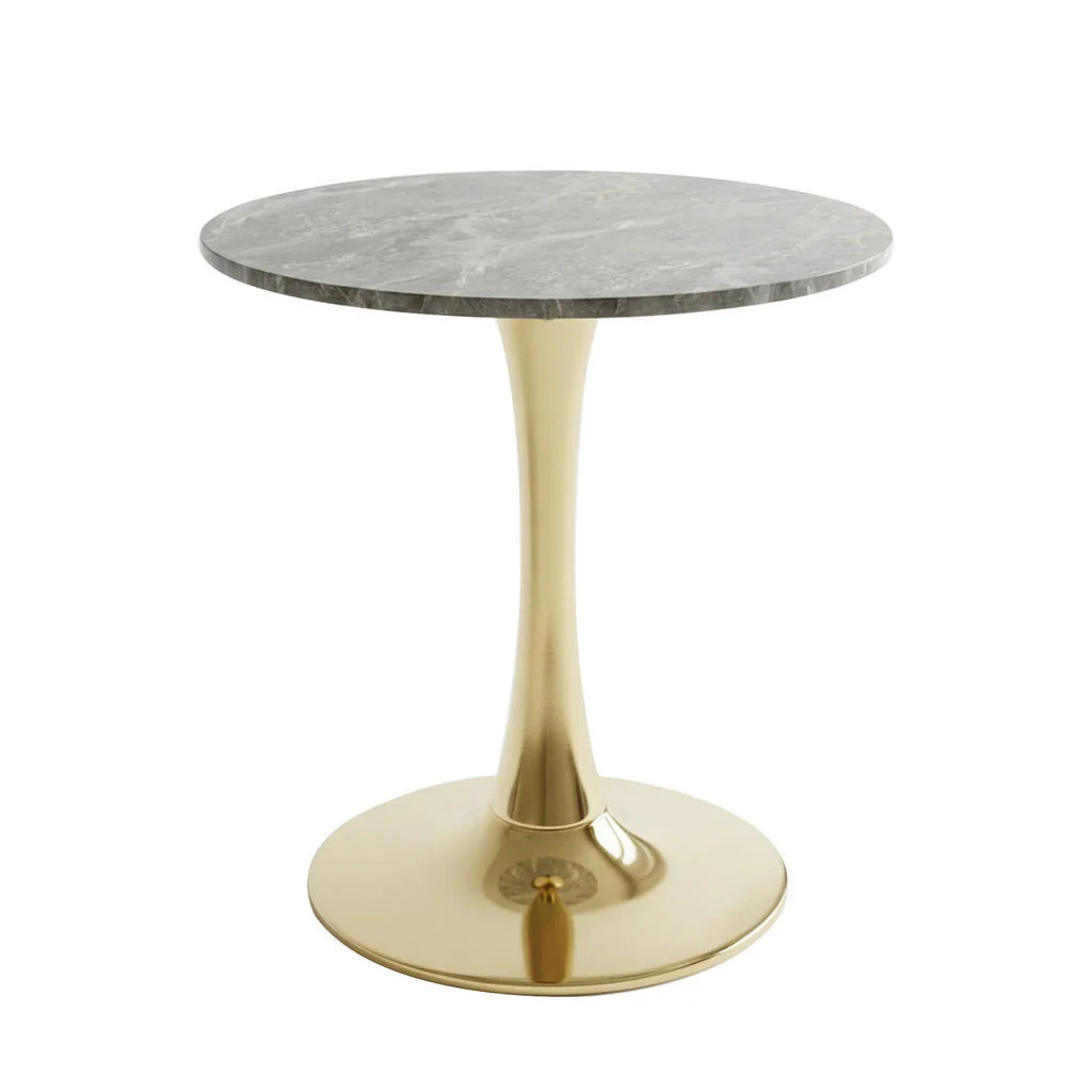 MASĂ DE DINING Ø 70 cm rotundă aspect marmură MASĂ DE DINING Ø 70 cm rotundă aspect marmură