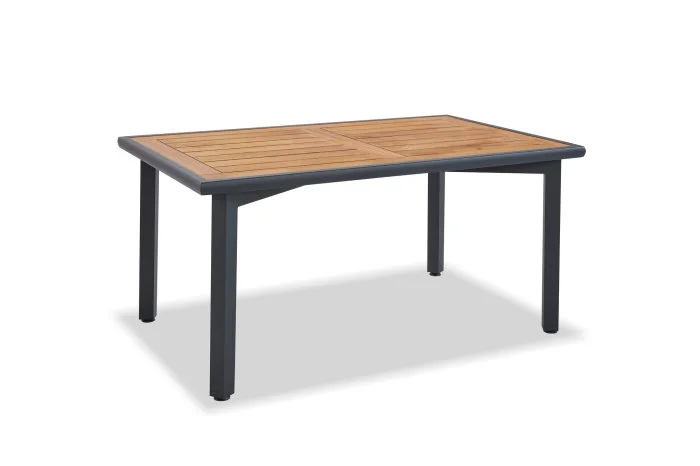 Masa de gradina BERLIN, antracit + natural, 155x95x75 cm Masa de gradina BERLIN, antracit + natural, 155x95x75 cm