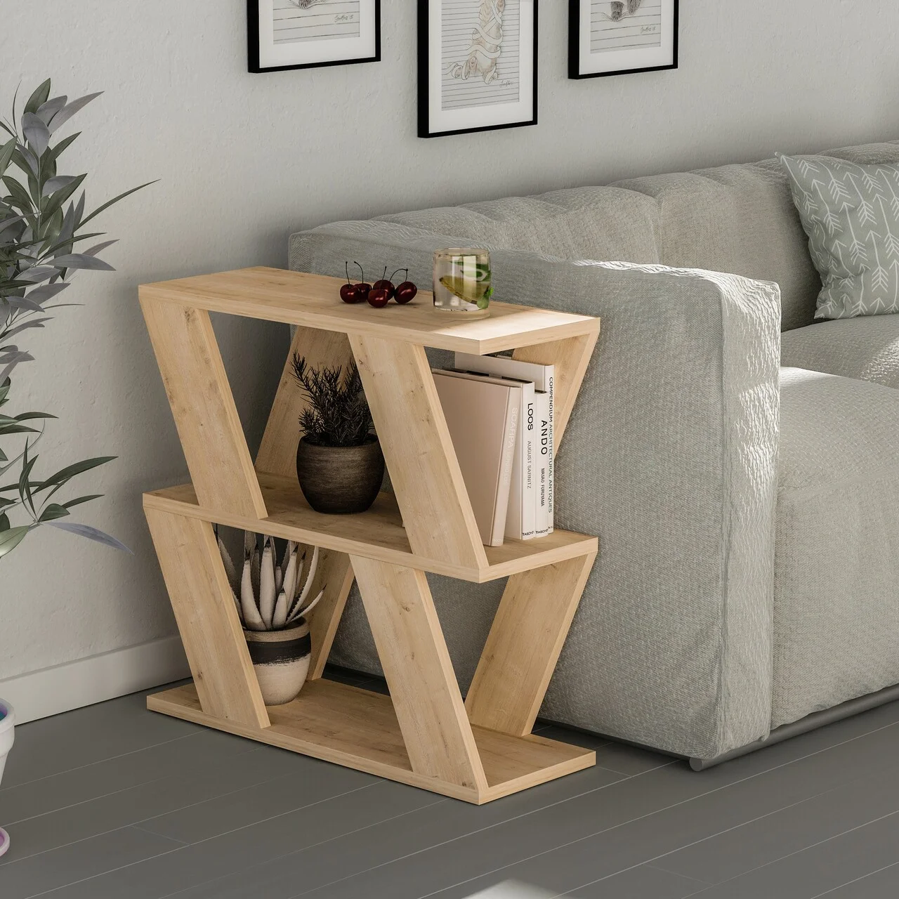 Masuta de cafea Lazena, Decortie, 60x22x57 cm, natural Masuta de cafea Lazena, Decortie, 60x22x57 cm, natural