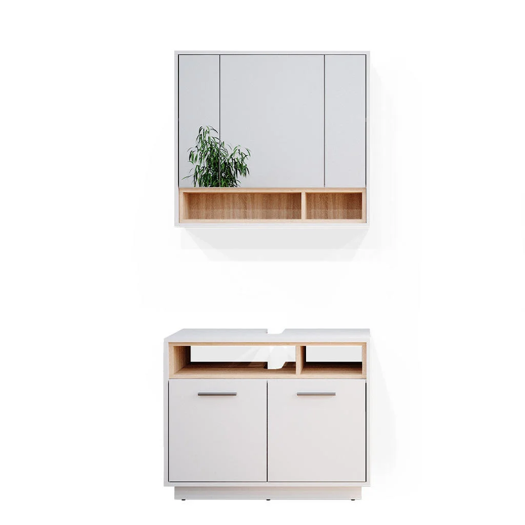 SET MOBILIER BAIE Beatrice, Alb, 2 piese SET MOBILIER BAIE Beatrice, Alb, 2 piese