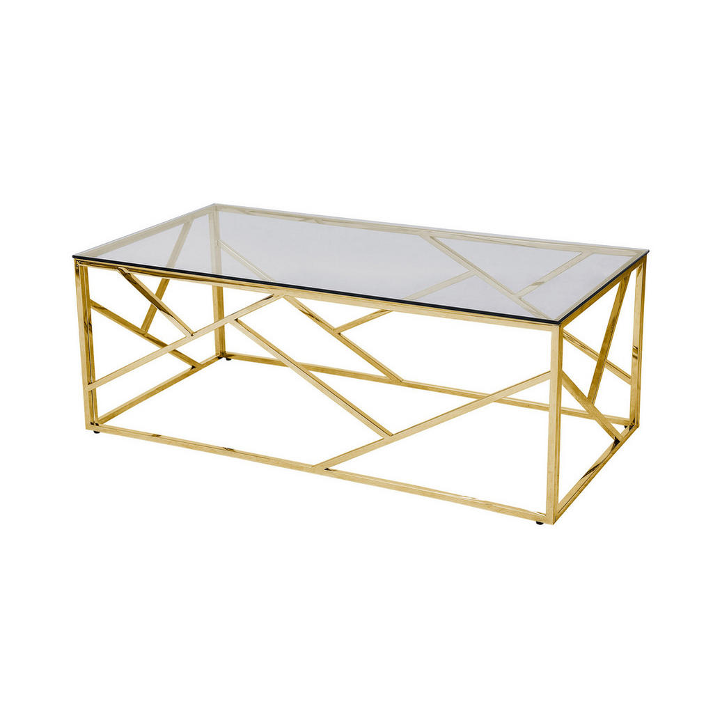 Măsuță De Cafea din metal, sticlă, 120/60/45 cm Măsuță De Cafea din metal, sticlă, 120/60/45 cm