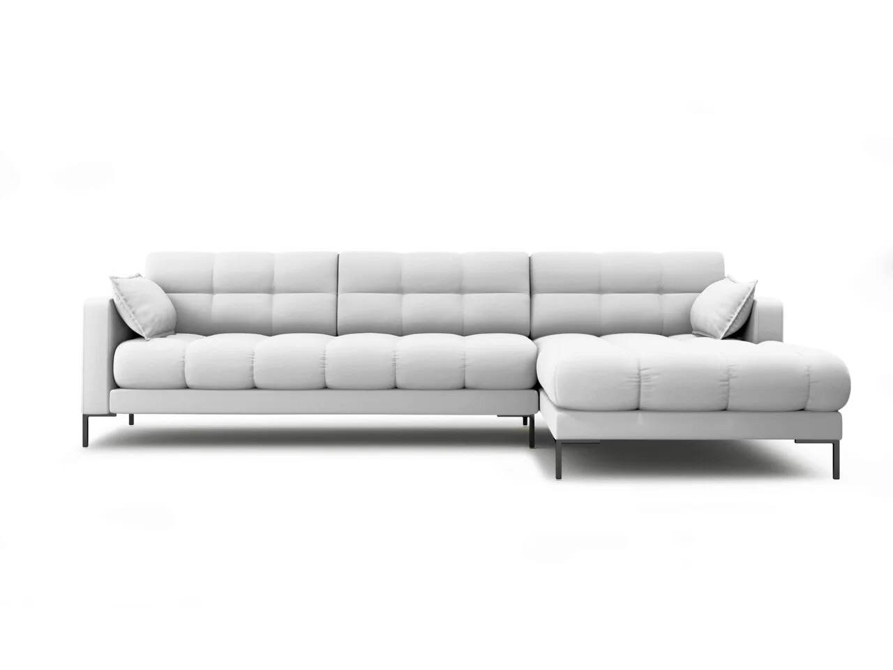 Coltar dreapta 5 locuri, Mamaia, Micadoni Home, BL, 293x185x75 cm, tesatura tip twill, gri deschis Coltar dreapta 5 locuri, Mamaia, Micadoni Home, BL, 293x185x75 cm, tesatura tip twill, gri deschis