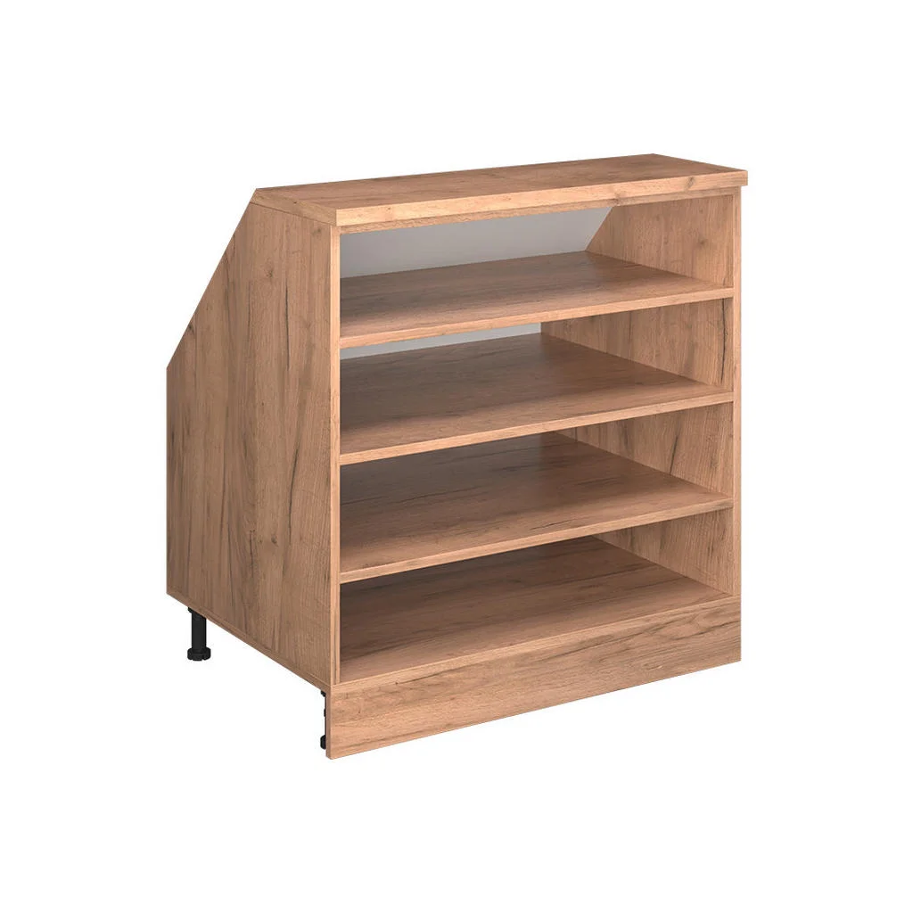 DULAP PENTRU ACOPERIȘ ÎN PANTĂ Rion Stejar Goldkraft 80x81.8 cm cu 4 compartimente, corp dulap adâncime 60 cm DULAP PENTRU ACOPERIȘ ÎN PANTĂ Rion Stejar Goldkraft 80x81.8 cm cu 4 compartimente, corp dulap adâncime 60 cm