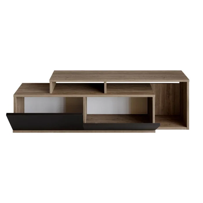 Comoda TV NEXERA, nuc + negru, 149,8x35,3x42,9 cm Comoda TV NEXERA, nuc + negru, 149,8x35,3x42,9 cm