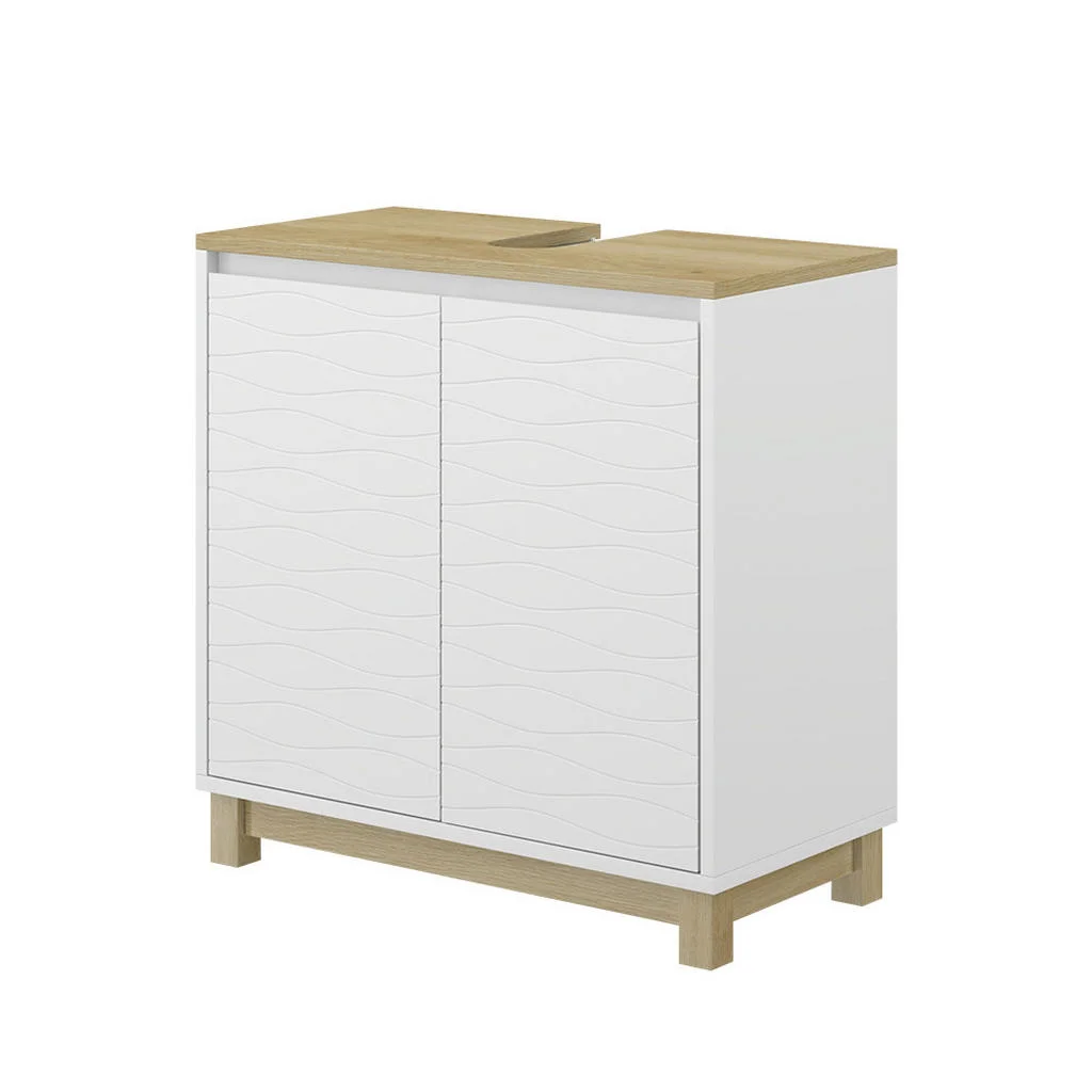 DULAP PENTRU CHIUVETĂ Livia Alb 60x60 cm cu 2 uși DULAP PENTRU CHIUVETĂ Livia Alb 60x60 cm cu 2 uși