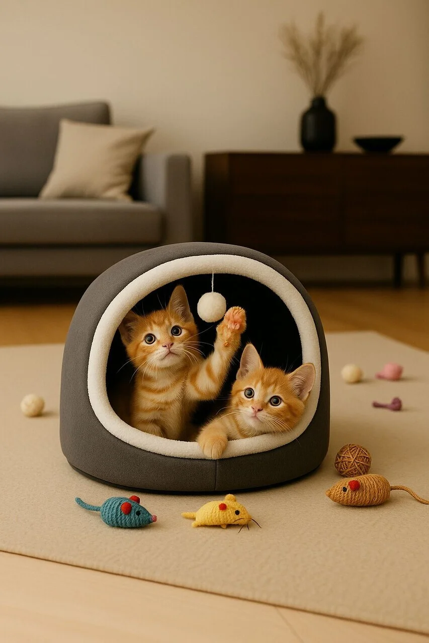 Pat pentru pisici, Paws & Whiskers, Alaska STD, Poliester, Antracit Pat pentru pisici, Paws & Whiskers, Alaska STD, Poliester, Antracit