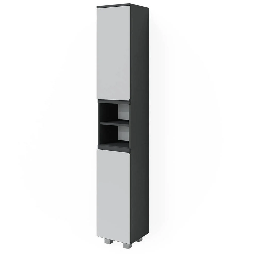 DULAP DE BAIE J-Shape Alb 30x190 cm DULAP DE BAIE J-Shape Alb 30x190 cm