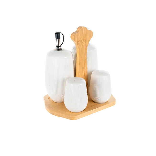 Set oliviera 4 piese WAVE, 17x13.5x18.5 cm Set oliviera 4 piese WAVE, 17x13.5x18.5 cm
