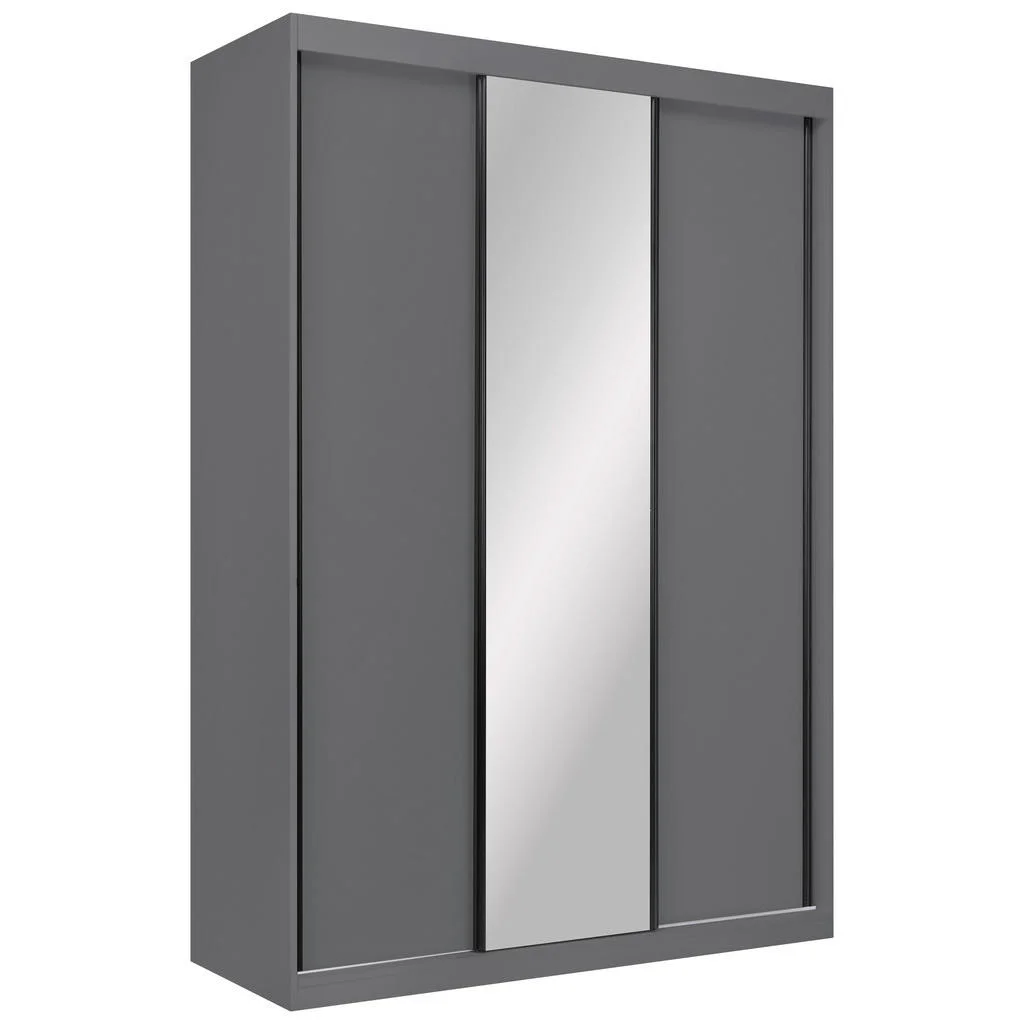 Dulap Cu Uși Glisante, 150/215/59,5 cm, grafit Dulap Cu Uși Glisante, 150/215/59,5 cm, grafit