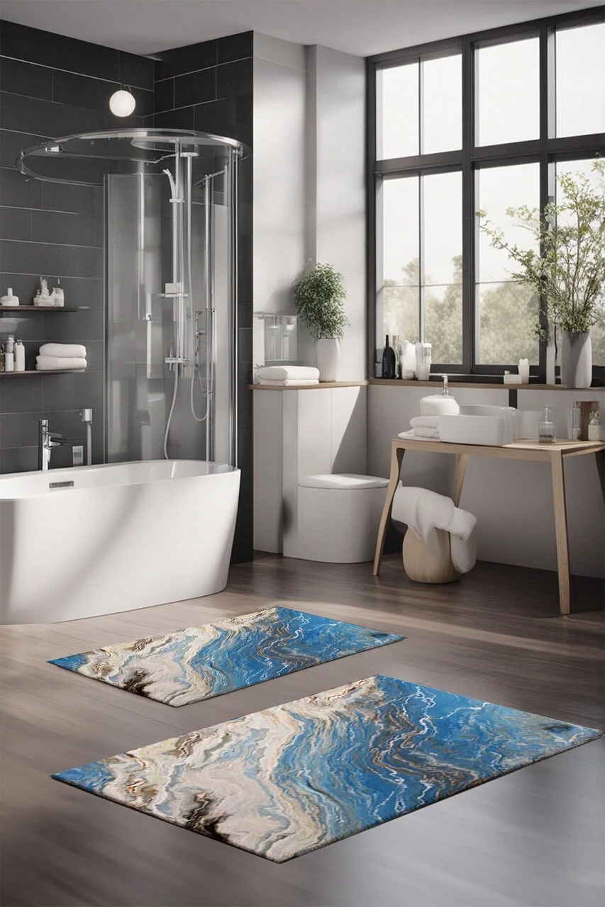 Set covorase de baie, L'essentiel Maison, CT-5020, Multicolor Set covorase de baie, L'essentiel Maison, CT-5020, Multicolor